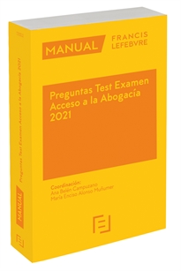 Books Frontpage Manual Preguntas Test Examen Acceso a la Abogacía 2021