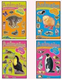 Books Frontpage Juegos y pegatinas con animales (4 títulos)