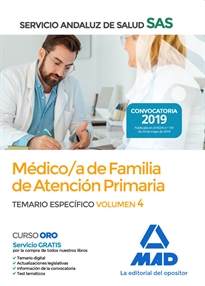 Books Frontpage Médico de Familia de Atención Primaria del Servicio Andaluz de Salud. Temario específico Vol 4