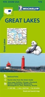 Books Frontpage Mapa Zoom USA Great Lakes