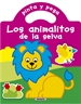 Front pagePinta y pega los animalitos de la selva