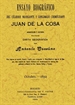 Front pageEnsayo biográfico Juan de la Cosa