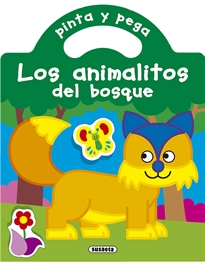 Books Frontpage Pinta y pega los animalitos del bosque