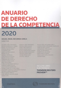 Books Frontpage Anuario de Derecho de la Competencia  2020 (Papel + e-book)