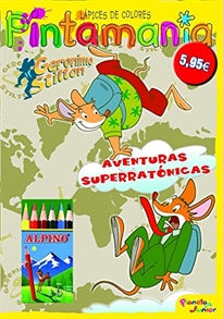 Books Frontpage Geronimo Stilton. Pintamanía lápices de colores