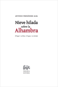 Books Frontpage Nieve hilada sobre la Alhambra