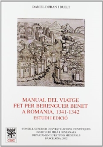 Books Frontpage Manual del viatge fet per Berenguer Benet a Romania (1341-1342)