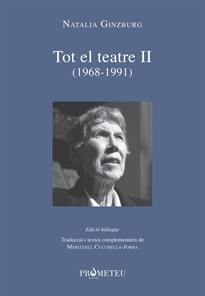 Books Frontpage Natalia Ginzburg - Tot el teatre II (1968-1991)