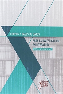 Books Frontpage Corpus y bases de datos para la investigación en literatura