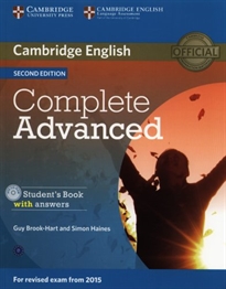 Books Frontpage Complete Advanced Student's Book with Answers with CD-ROM 2nd Edition
