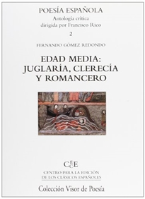 Books Frontpage Edad Media: Juglaría, Clerecía y Romancero