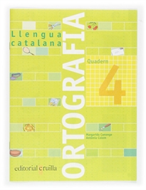 Books Frontpage Quadern ortografia 4. Llengua catalana
