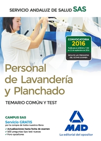 Books Frontpage Personal de Lavandería y Planchado del Servicio Andaluz de Salud. Temario común y test