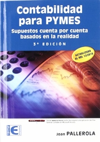 Books Frontpage Contabilidad para PYMES. Supuestos cuenta por cuenta basados en la realidad. 3ª edición