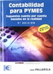 Front pageContabilidad para PYMES. Supuestos cuenta por cuenta basados en la realidad. 3ª edición