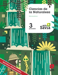Books Frontpage Ciencias de la Naturaleza. 3 Primaria. Más Savia. Extremadura