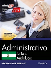 Books Frontpage Administrativo (Promoción interna). Junta de Andalucía. Temario