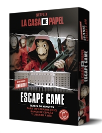 Books Frontpage La Casa de Papel. Escape Game. Objetivo: liberar a Río