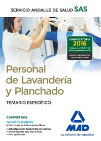 Books Frontpage Personal de Lavandería y Planchado del Servicio Andaluz de Salud. Temario específico