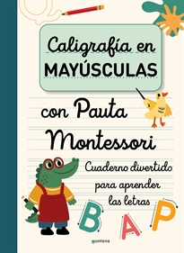 Books Frontpage Caligrafía en MAYÚSCULAS con pauta Montessori