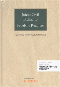Books Frontpage Juicio Civil Ordinario. Prueba y Recursos (Papel + e-book)