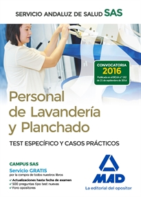 Books Frontpage Personal de Lavandería y Planchado del Servicio Andaluz de Salud. Test específico y casos prácticos