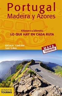 Books Frontpage Mapa de carreteras de Portugal, Madeira y Azores 1:340.000 - (desplegable)