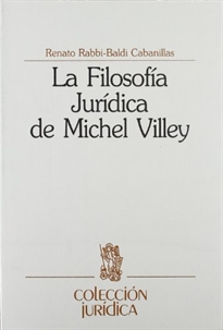 Books Frontpage La filosofía jurídica de Michel Villey