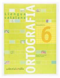 Books Frontpage Quadern ortografia 6. Llengua catalana