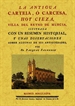 Front pageLa antigua Carteia, o Carcesa, hoy Cieza, Villa del Reyno de Murcia