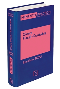Books Frontpage Memento Cierre Fiscal-Contable. Ejercicio 2020