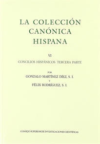 Books Frontpage La colección canónica hispana. Tomo VI. Concilios hispánicos tercera parte