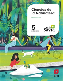 Books Frontpage Ciencias de la Naturaleza. 5 Primaria. Más Savia. Extremadura