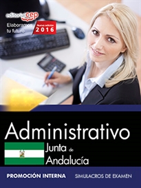 Books Frontpage Administrativo (Promoción interna). Junta de Andalucía. Simulacros de examen