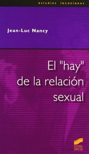 Books Frontpage El "hay" de la relación sexual