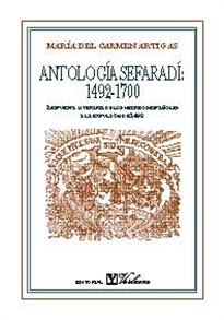 Books Frontpage Antología sefaradí, 1492-1700. Respuesta literaria a la expulsión de 1492