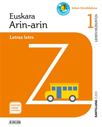 Books Frontpage Euskara Arin-Arin Letraz Letra 1 Lehen Hiruhilekoa Egiten Jakin Zurekin