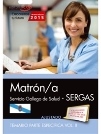 Books Frontpage Matrón/a. Servicio gallego de salud (SERGAS). Temario parte específica. Vol.II