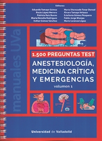 Books Frontpage 1500  Preguntas Test. Anestesiología, Medicina Crítica Y Emergencias. Volumen I
