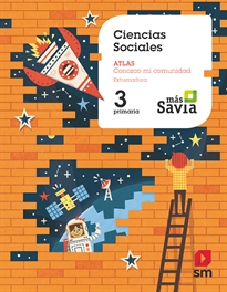 Books Frontpage Ciencias Sociales. 3 Primaria. Más Savia. Extremadura