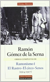 Books Frontpage Ramonismo I. El Rastro. El circo. Senos