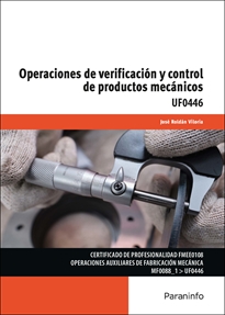 Books Frontpage Operaciones de verificación y control de productos mecánicos