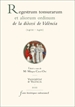 Front pageRegestrum tonsurarum et aliorum ordinum de la diòcesi de València (1402-1421)