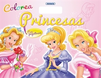 Books Frontpage Colorea princesas con pegatinas