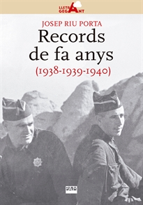 Books Frontpage Records de fa anys (1938-1939-1940)