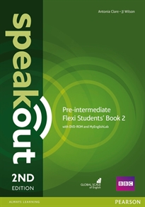 Books Frontpage Speakout Pre-Intermediate 2nd Edition Flexi Students' Book 2 With Myengl