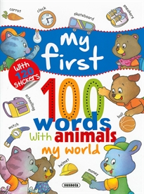 Books Frontpage My First 100 Words With Animals. My World