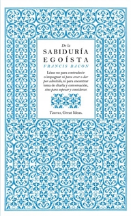 Books Frontpage De la sabiduría egoísta (Serie Great Ideas 13)