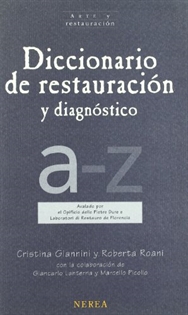 Books Frontpage Diccionario de restauración y diagnóstico