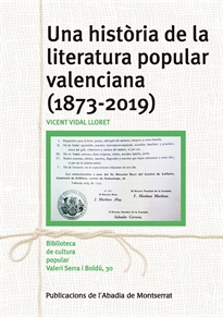 Books Frontpage Una història de la literatura popular valenciana (1873--2019)